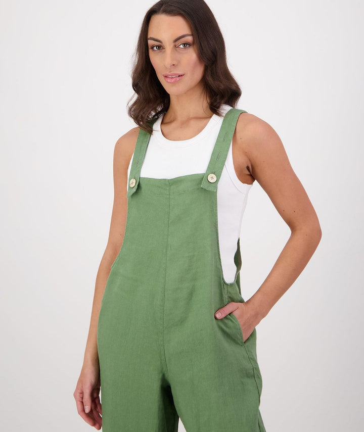 Swanndri Women's Julian Linen Dungarees