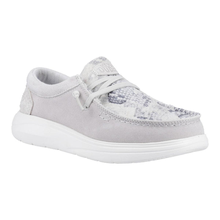 HEYDUDE Wendy COMF Shoe Grey/Snake