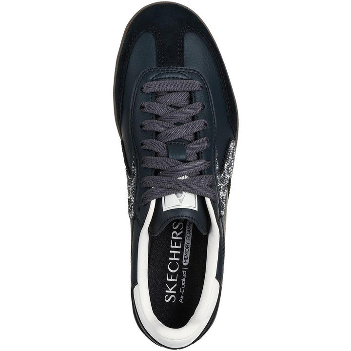 Skechers Hotshot Shimmering Spots Trainer Black/White
