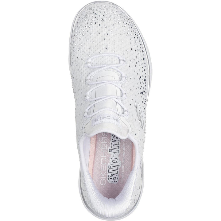 SUMMITS BRILLIANT SHINE White Mesh/Silver Trim