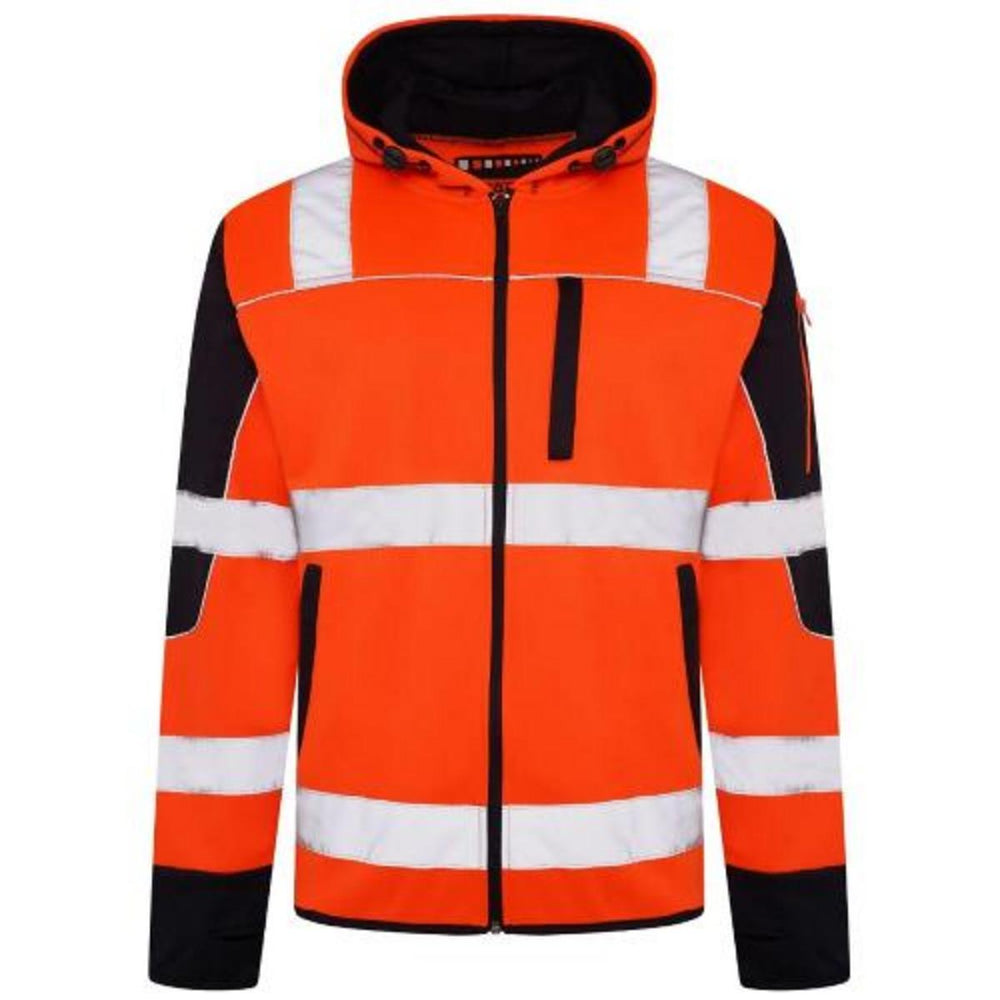 Aviator Hi Vis Zip Hoody AV044 – view 2