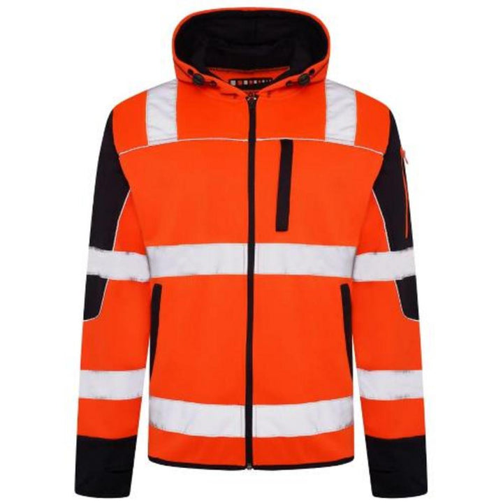 Aviator Hi Vis Zip Hoody AV044 – view 2