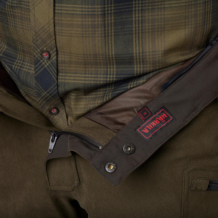 Harkila Driven Hunt HWS leather trousers - Willow green/Shad – view 5
