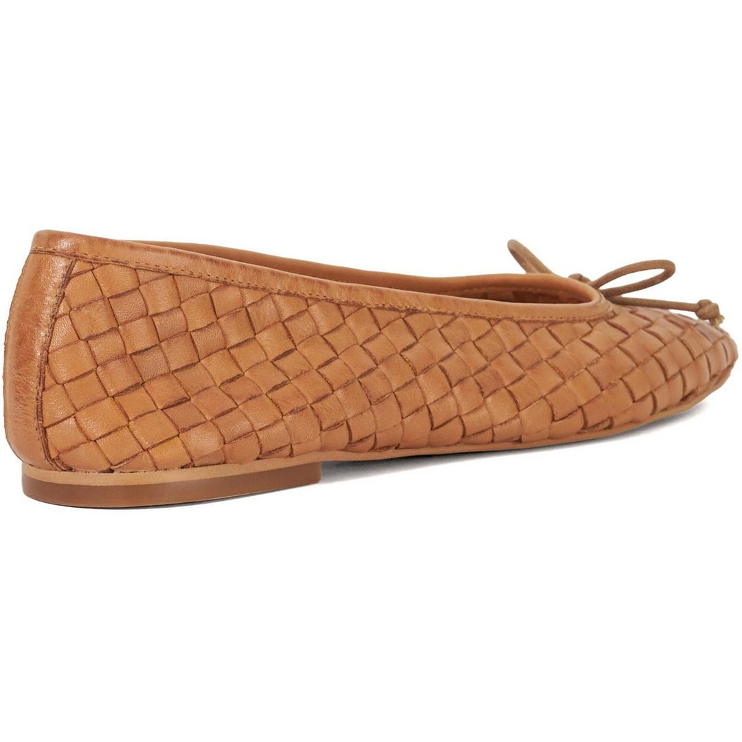 Dune Heat Ballerinas Tan