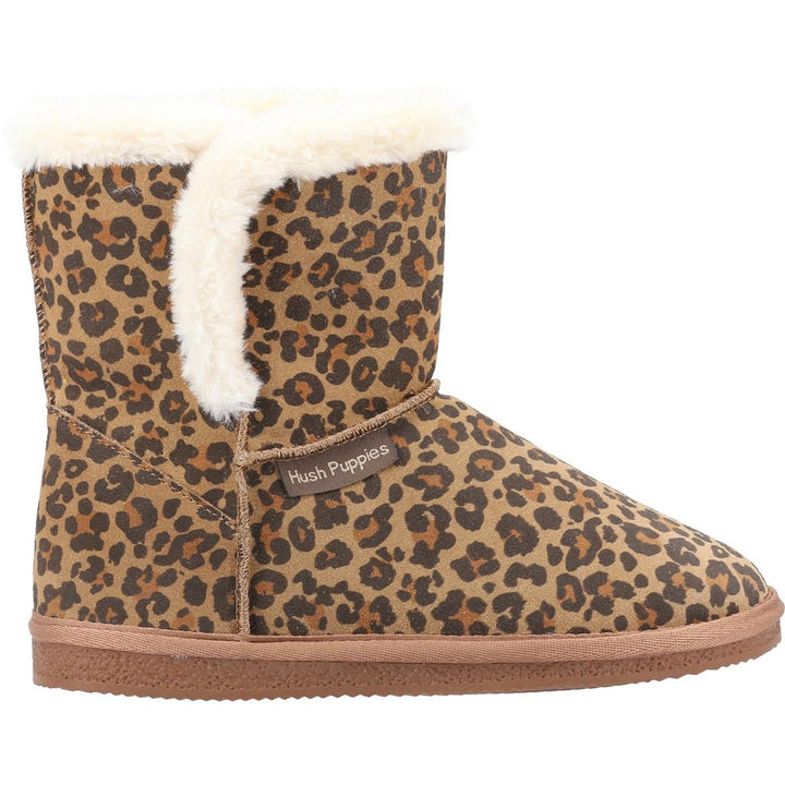 Hush Puppies Ashleigh Slipper Bootie Leopard – view 4