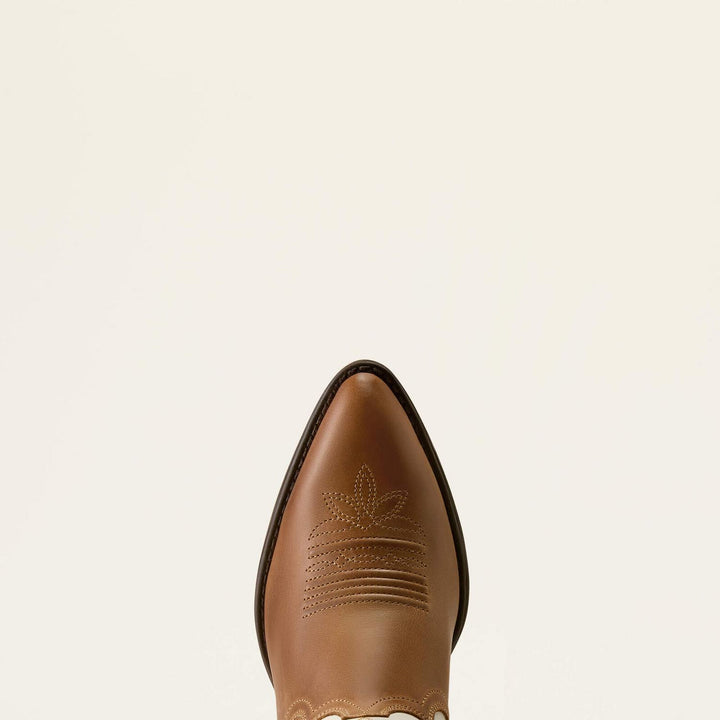 Ariat Ladies Heritage Blossom J Toe Whet Brn/brt C