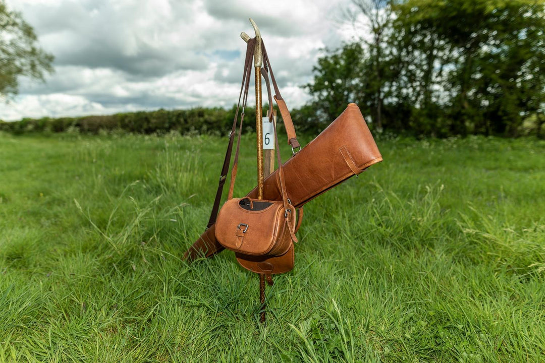 Härkila Retrieve Leather Cartridge Bag 125 Cartridges Cognac – view 6