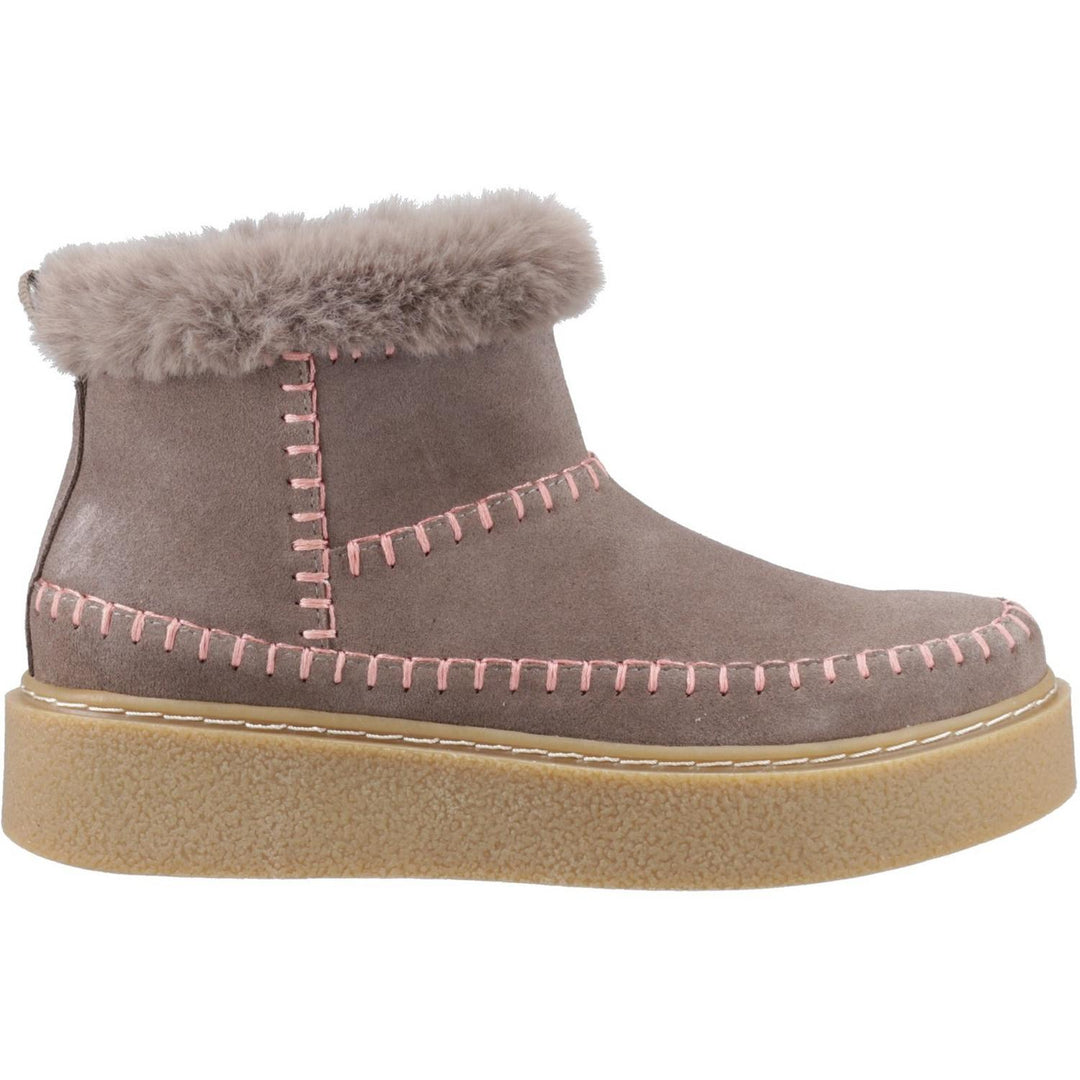 Brielle Stitch Boot Taupe