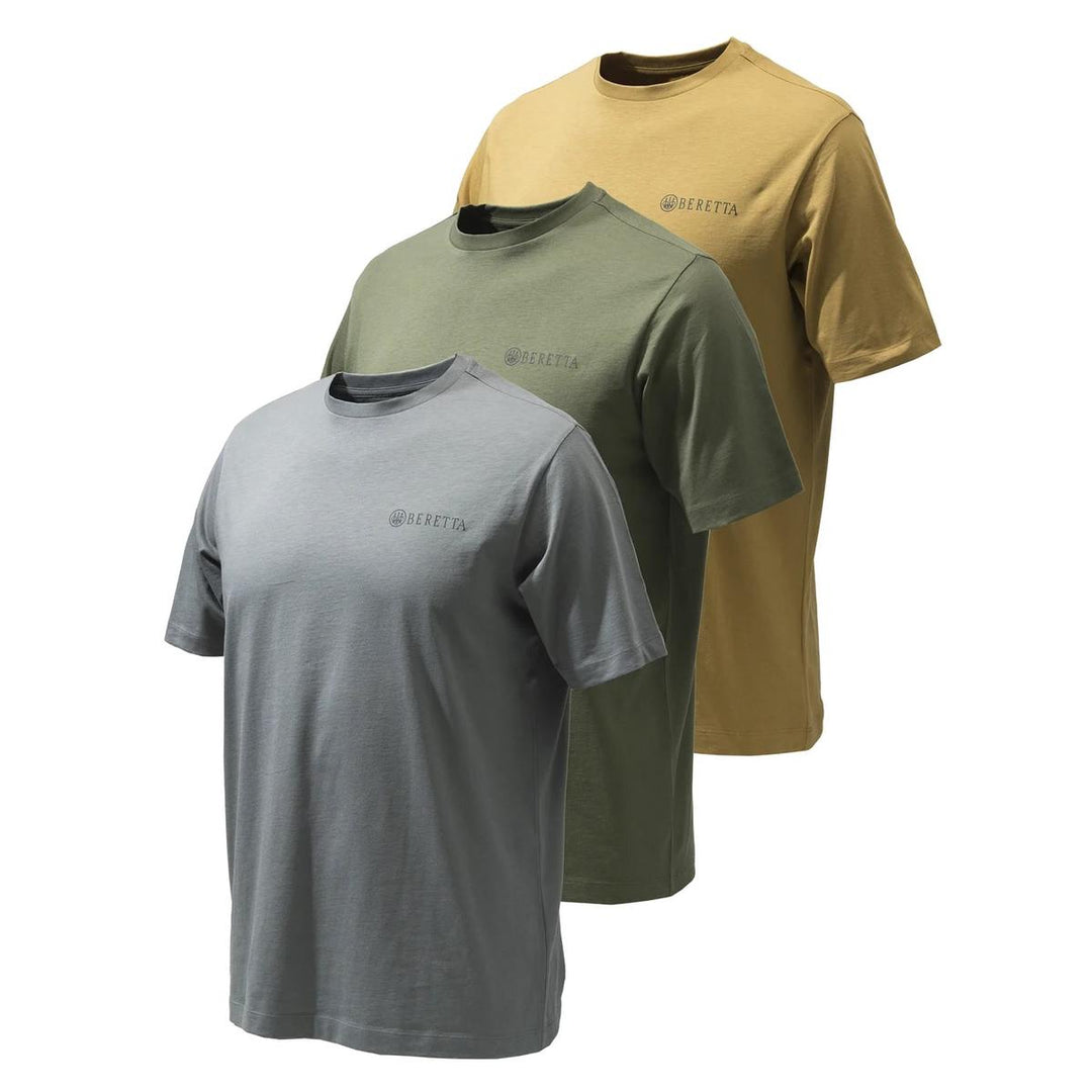 Beretta SET OF 3 CORPORATE TS Coyote , Smoked Pearl, Green Small - Hunting outdoor gear for Men