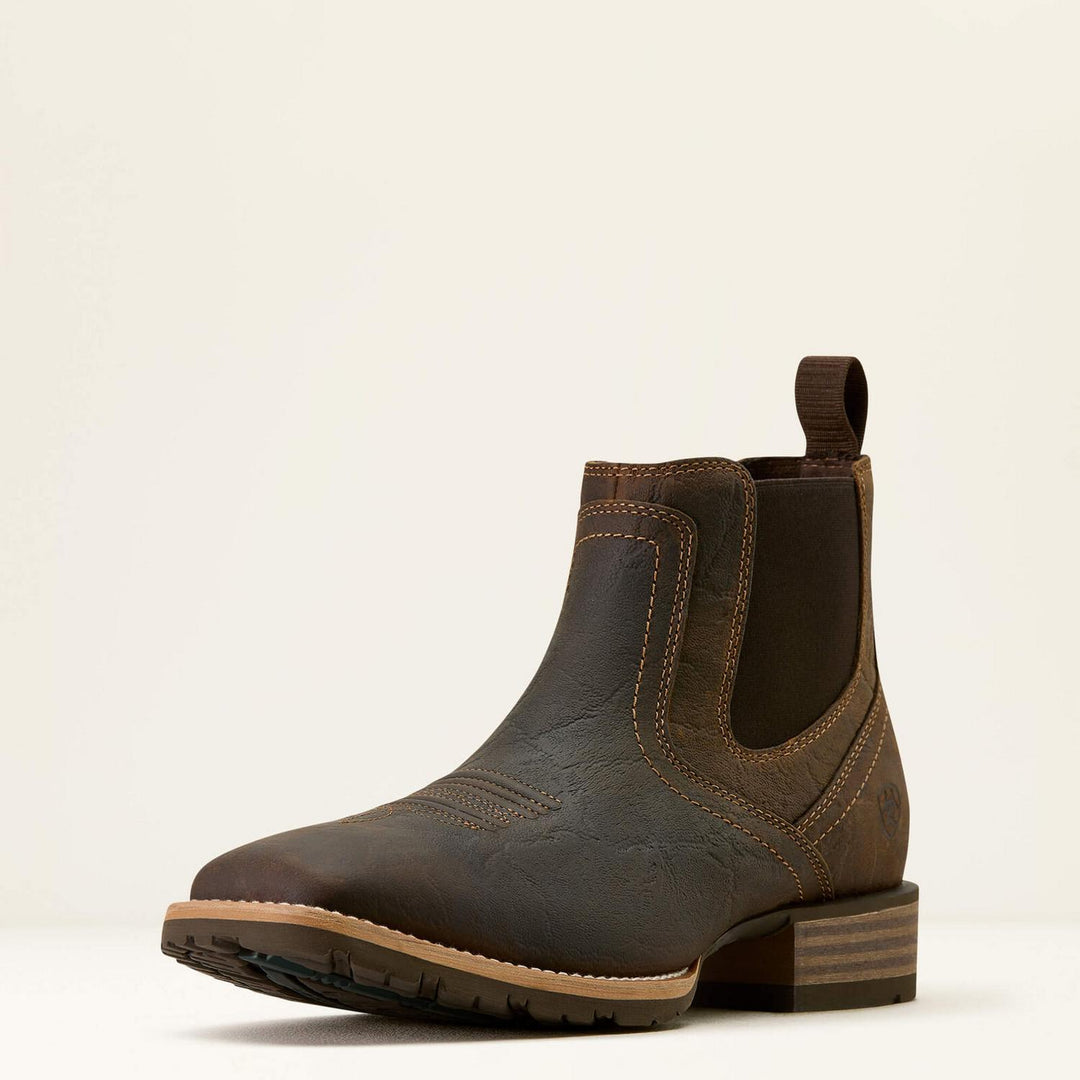 Ariat Mens Hybrid Low Boy Wide Square Toe Chelsea Boot