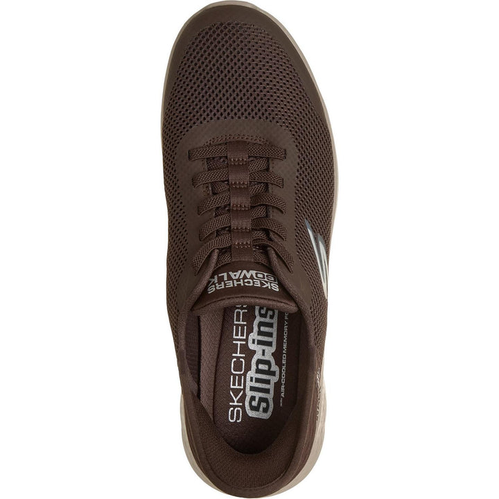 GO WALK Flex Hands Up Shoes CHOCOLATE
