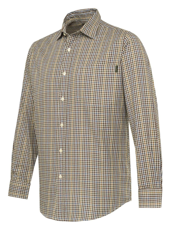 Beretta Bryggen Cotton Shirt Apricot & Bordeaux – view 3