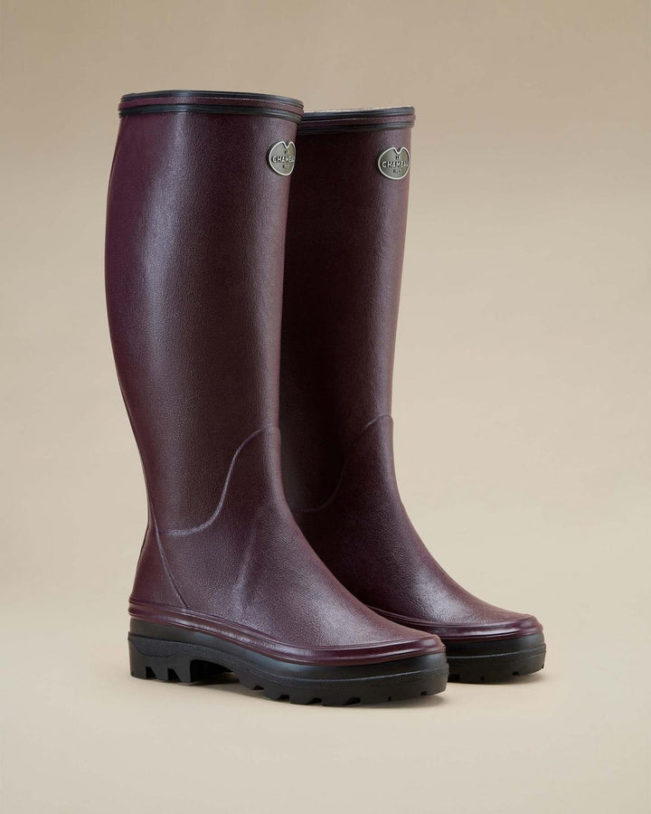 Le Chameau Women's Giverny Jersey Lined Wellington Boot