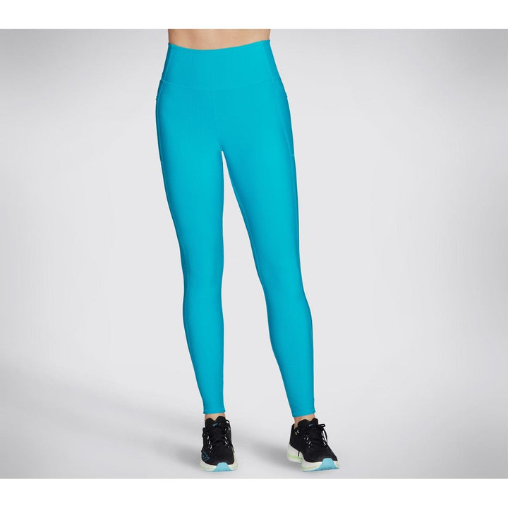 Skechers Performance GOFLEX Rib Legging Aqua/Green