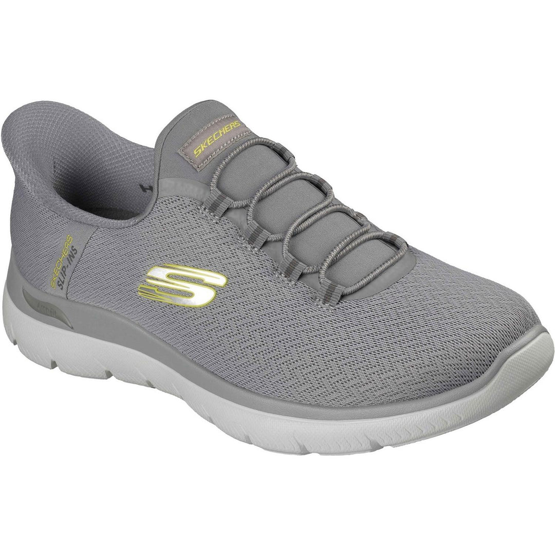 Arch Fit Summits Kynor Trainers Grey/Lime