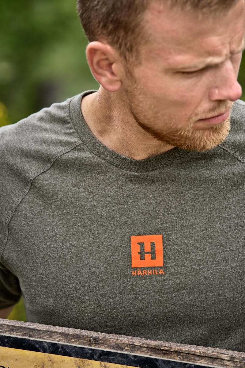 Harkila Härkila Instinct S/S t-shirt Green melange – view 5