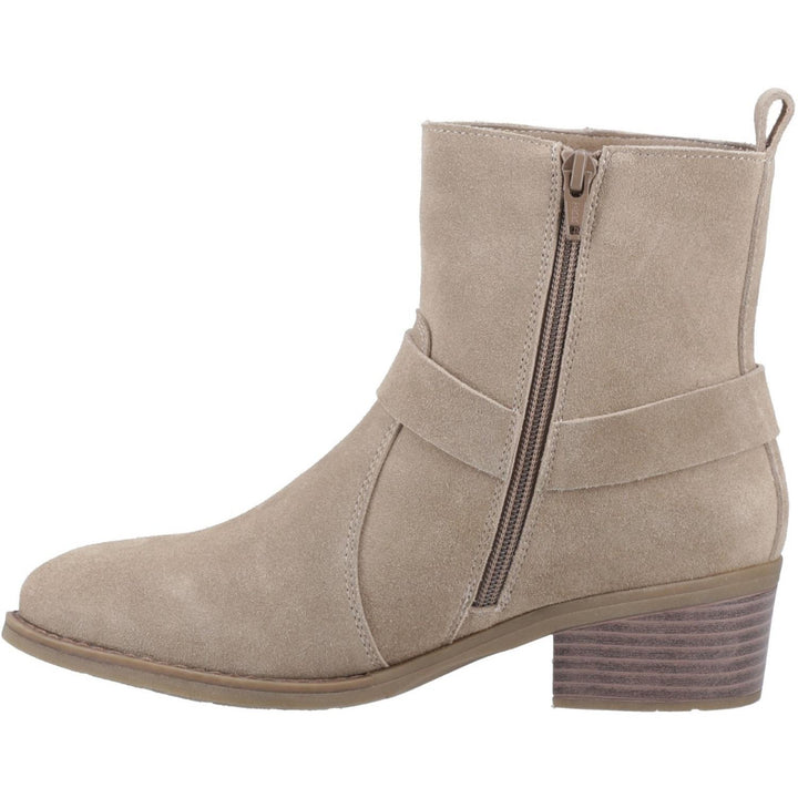 Iria Buckle Boot Taupe