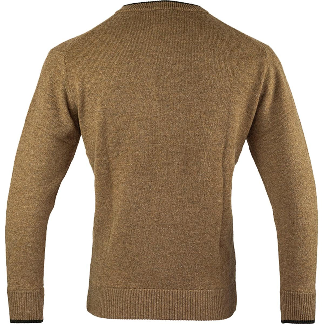 Jack Pyke Ashcombe Lambwool V-Neck Pullover - Barley