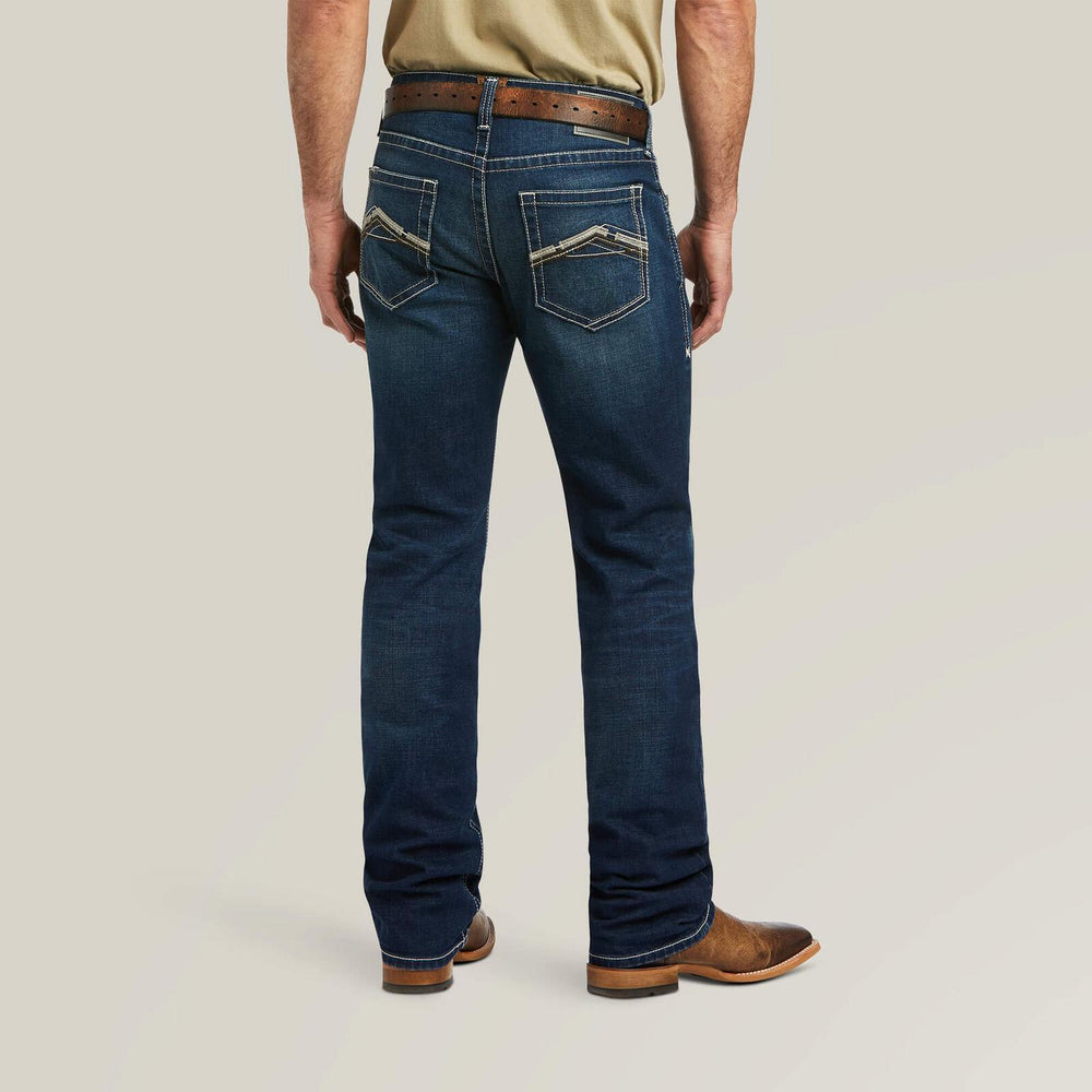 Ariat Mens M5 Straight Stretch Remming Stackable Straight Leg Jean – view 2