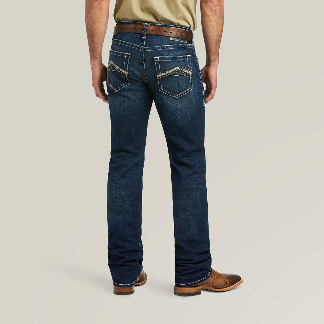 Ariat Mens M5 Straight Stretch Remming Stackable Straight Leg Jean – view 2