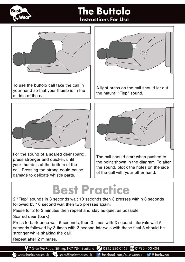 Buttolo Blatter Deer Call