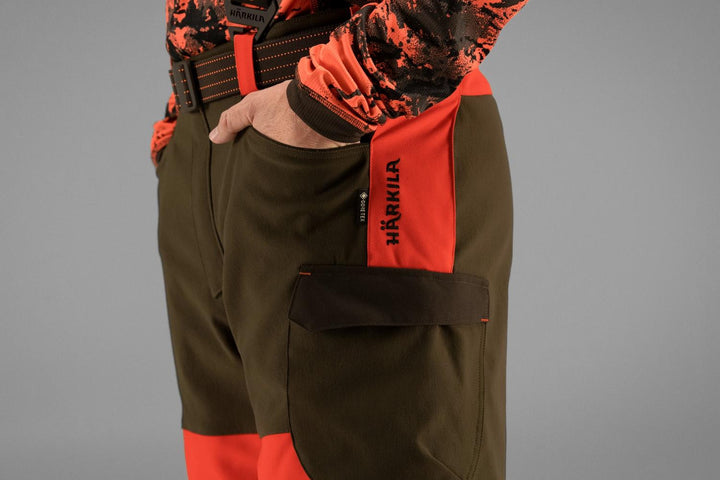 Harkila Wildboar Pro trousers Orange blaze – view 3