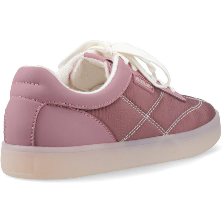 Rocket Dog Kitty Nylon PU Trainers Mauve – view 2