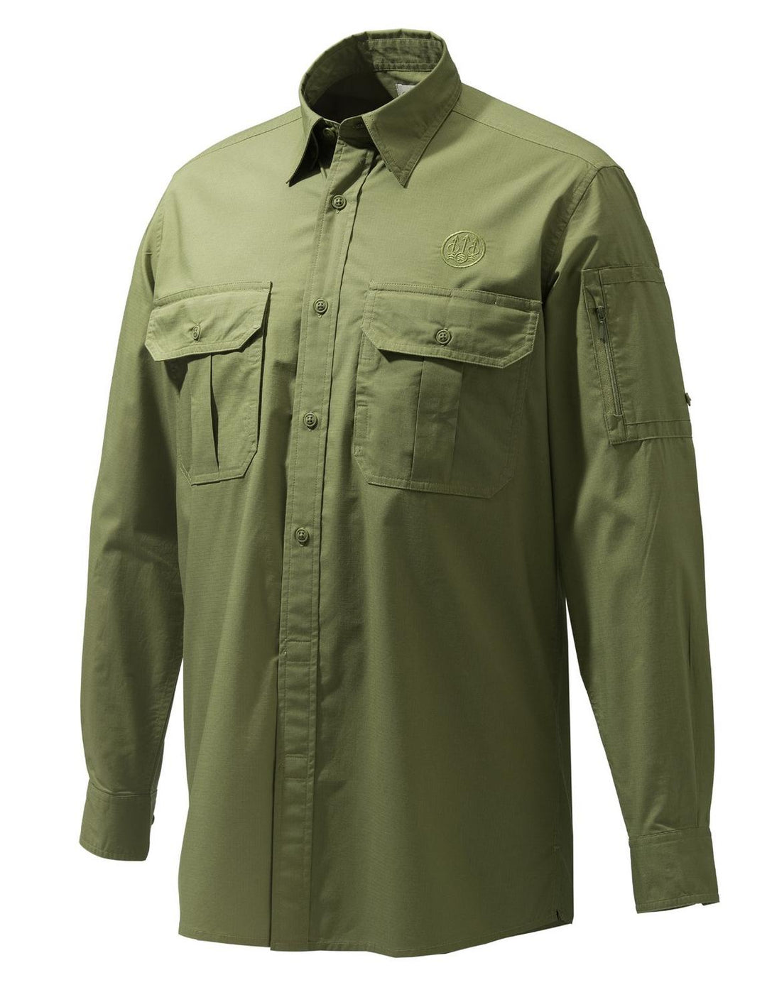 Beretta Mortirolo Long Sleeve Shirt Olive Drab – view 3