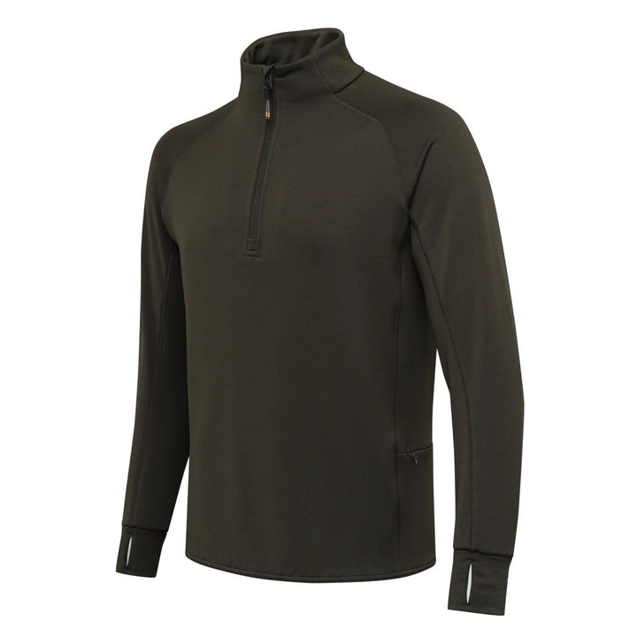 Beretta STRETCH TECH HALF ZIP FLEECE Green Moss