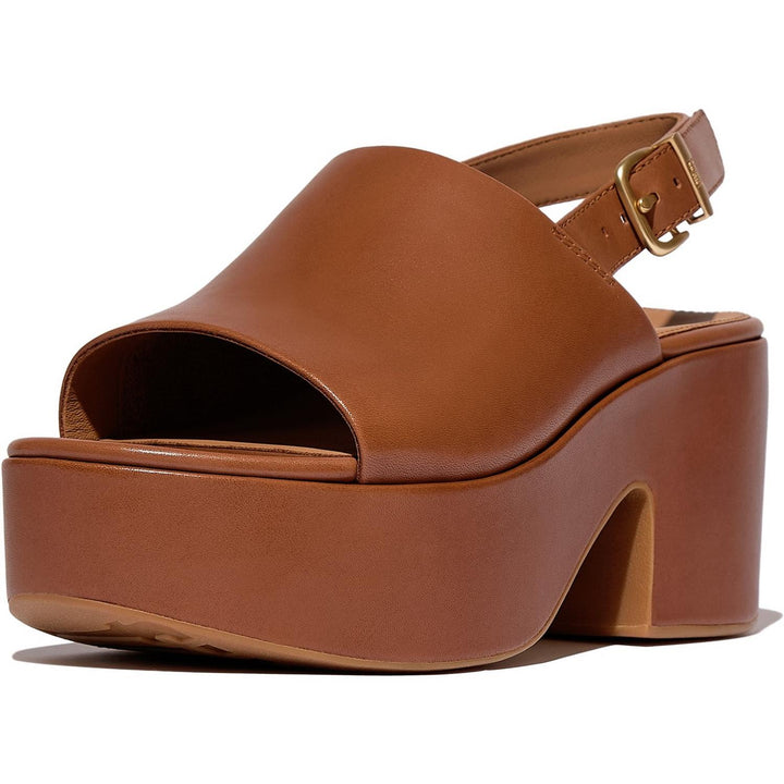 Fitflop Platfforms Heeled Backstrap Sandal Deep