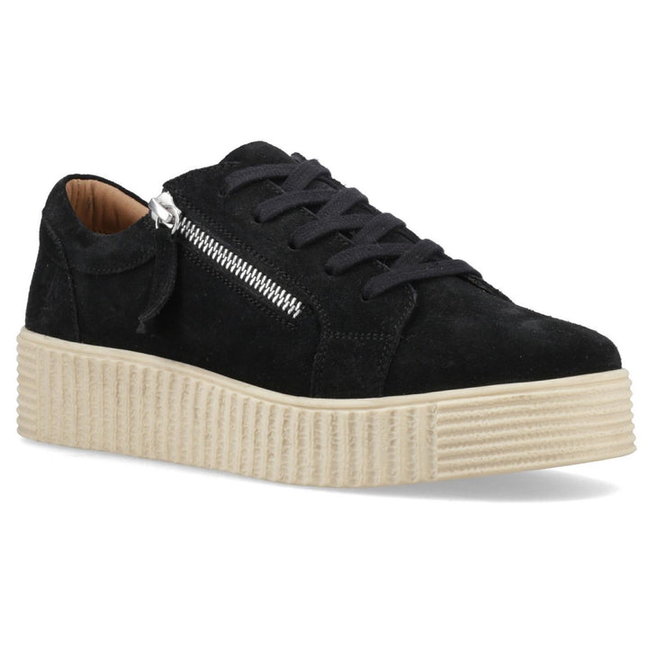 Tara Suede Trainer Black