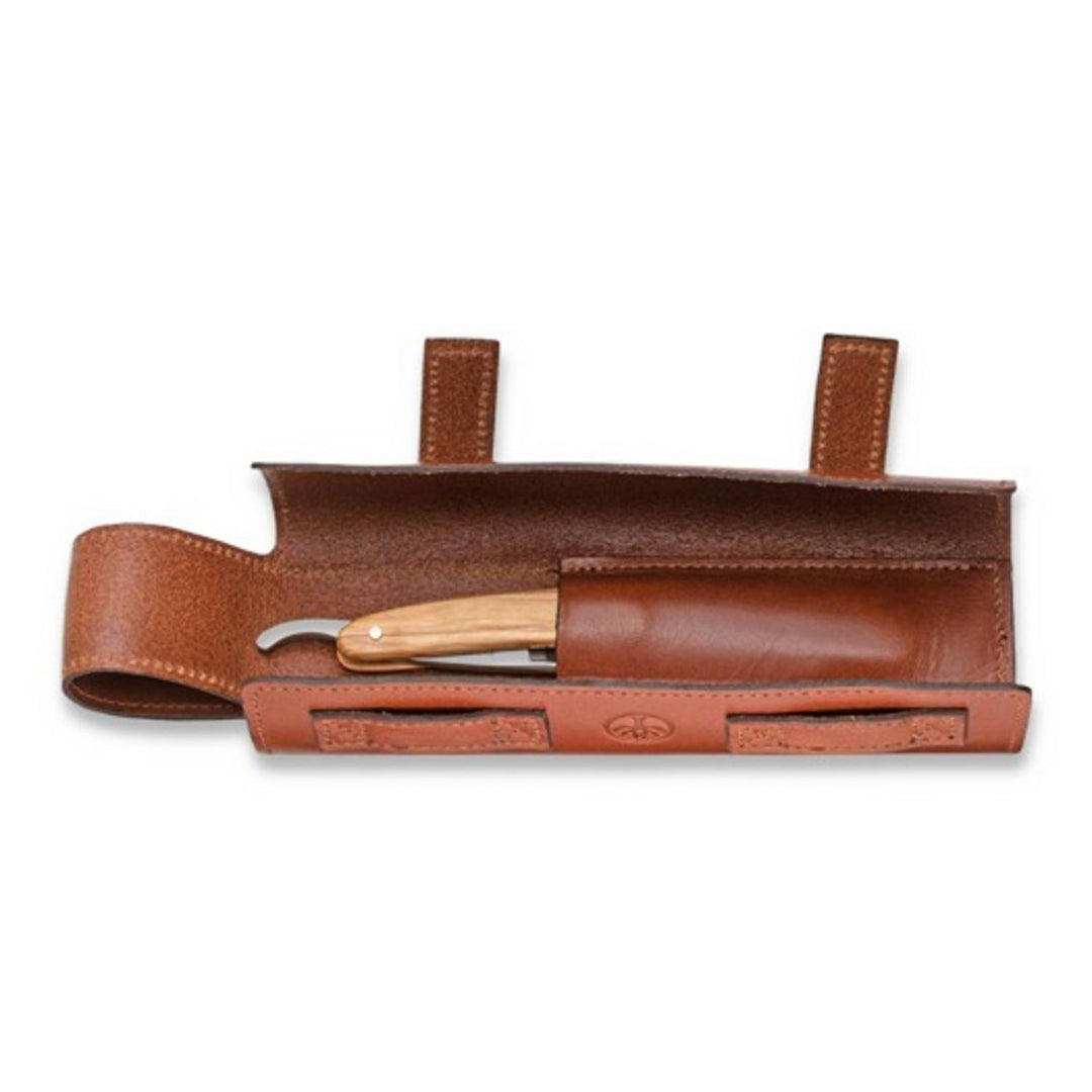 Böker Leather Roll-Up Case for Straight Razors