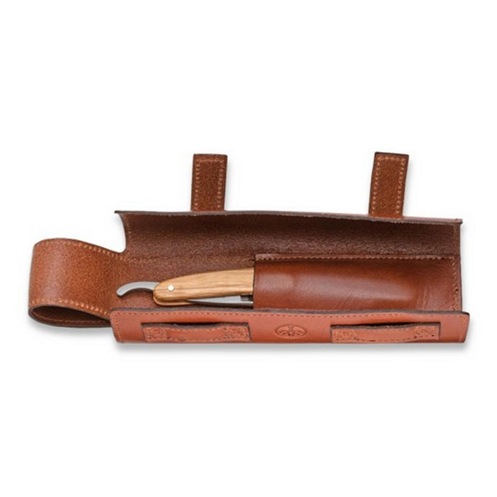 Böker Leather Roll-Up Case for Straight Razors