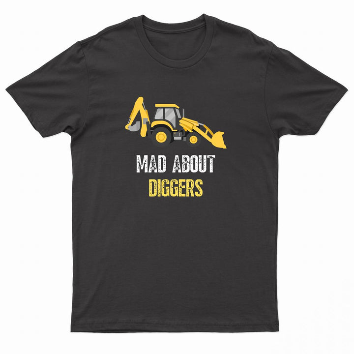 Urban Road Kids Unisex "MAD ABOUT DIGGERS" T-Shirt
