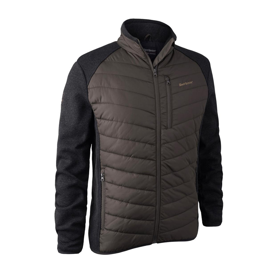 Deerhunter Moor Padded Jacket w. Knit - Brown Leaf