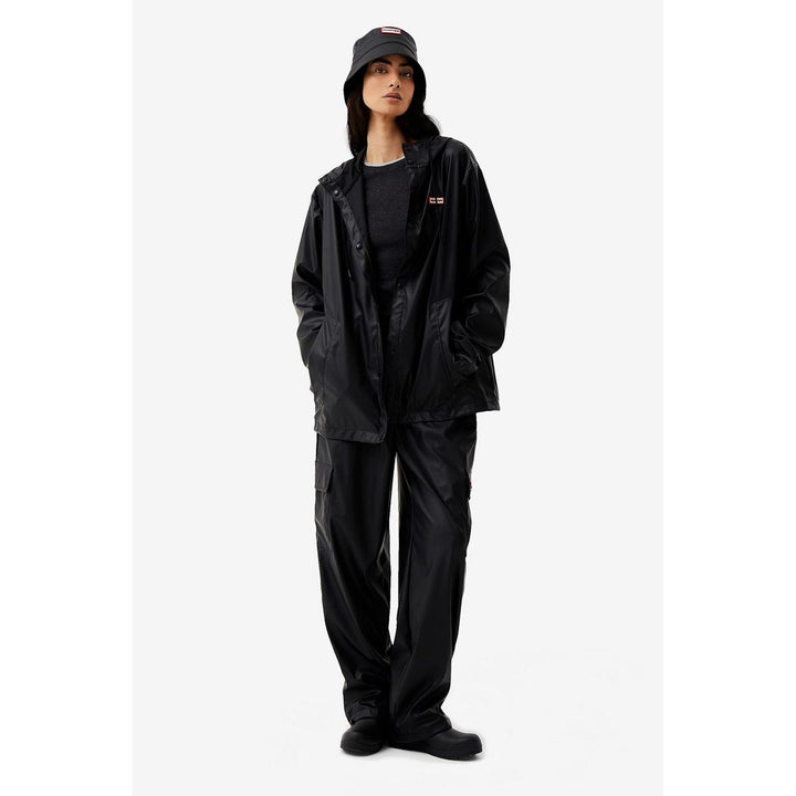 Hunter Izzy Hooded Jacket Black