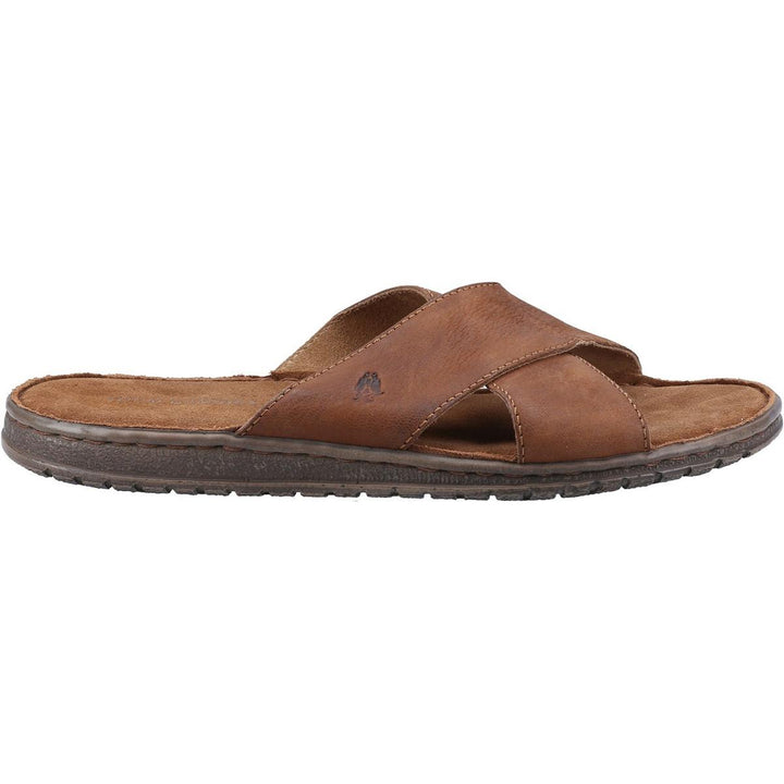 Hush Puppies Nile Cross Over Sandal Brown