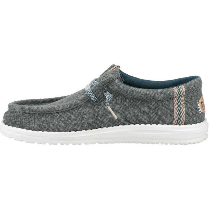 HEYDUDE Wally Jute Shoes Sea Green