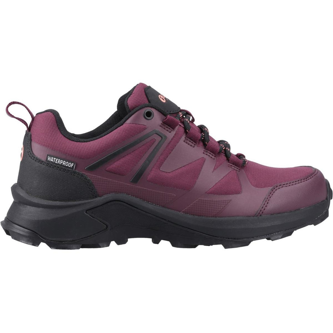 Cotswold Horton Low Recycled Hiking Shoes WP Burgundy – view 5