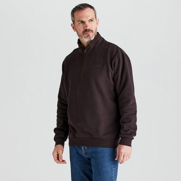 Ridgeline Mens Brancaster Quarter Zip Top