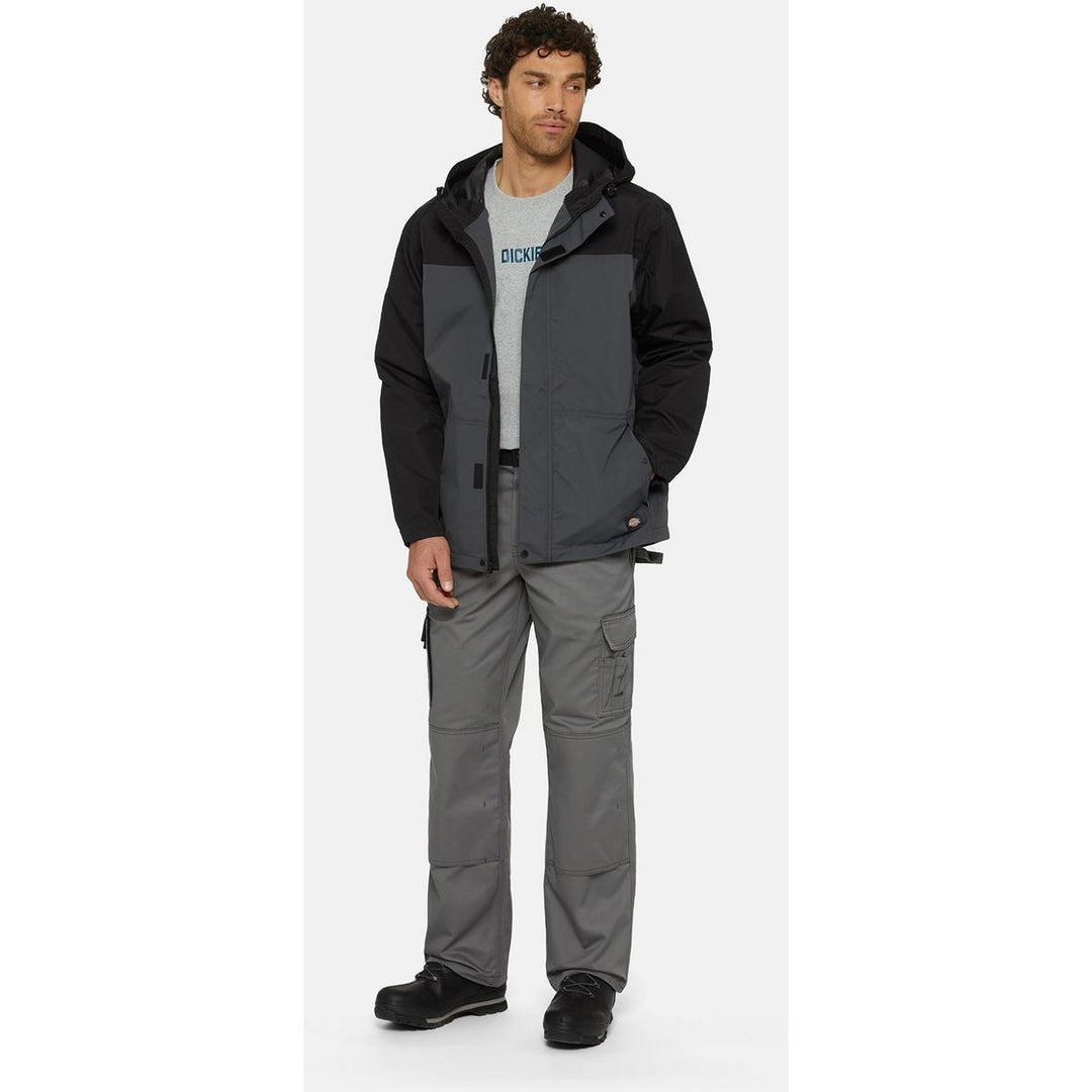 Dickies Waterproof Rain Jacket Charcoal