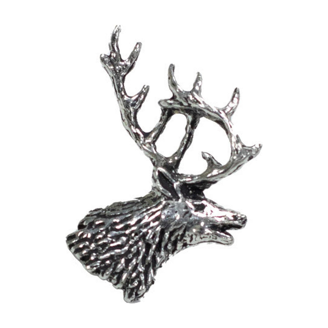 Bisley Pewter Pin No.74 Small Stags Head