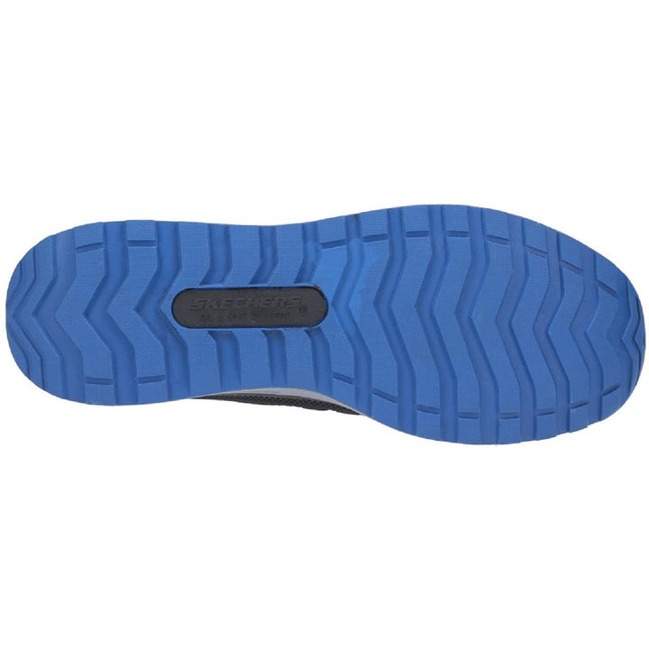 Skechers Workwear Bulklin Lace Up Safety Shoe Blue
