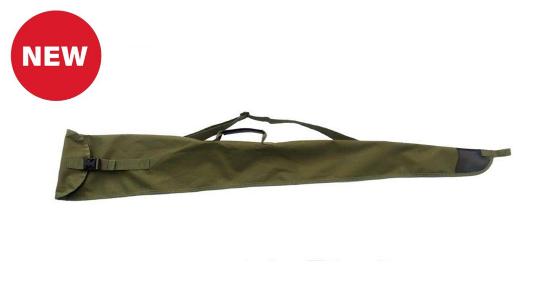 Bisley Economy Shotgun Slip Green Canvas Shotgun Case