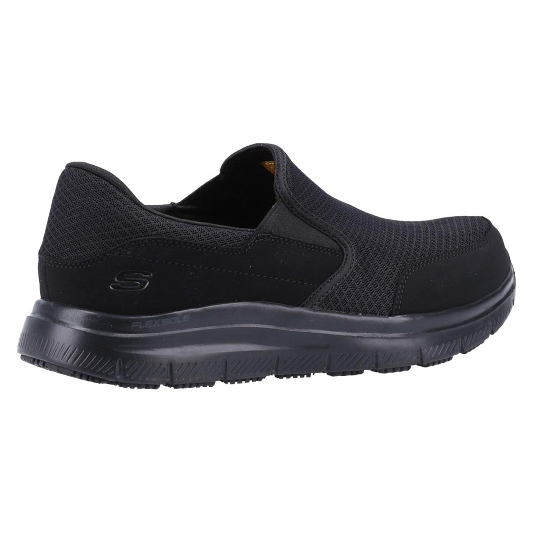 Skechers Workwear McAllen Wide Slip Resistant Occupational Shoe Black