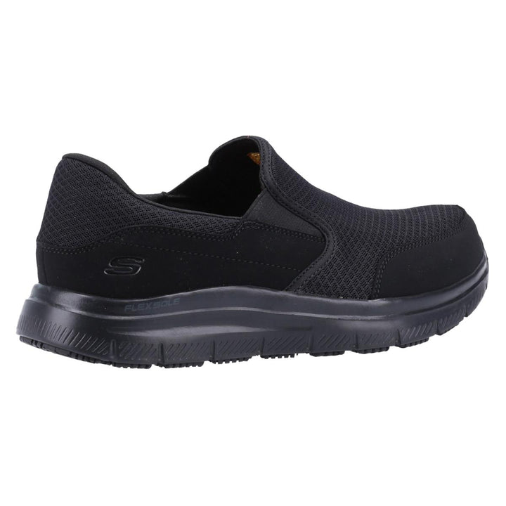 Skechers Workwear McAllen Wide Slip Resistant Occupational Shoe Black