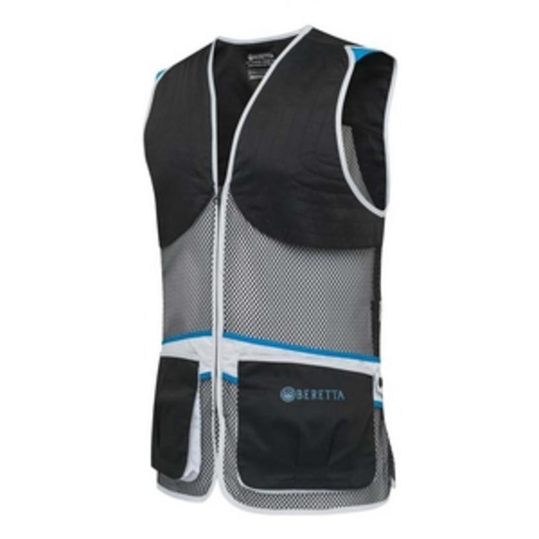 Beretta Full Mesh Vest Black & Blue Excell