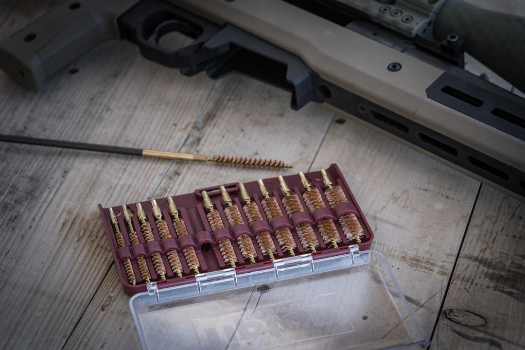 Tipton 13 Piece Best Bronze Bristle Rifle Bore Brush Set