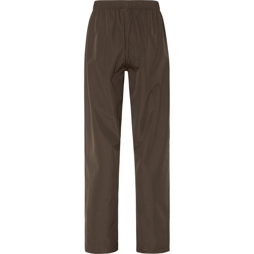 Taxus overtrousers flat lay from the back, showing the elasticated waistband and hems
