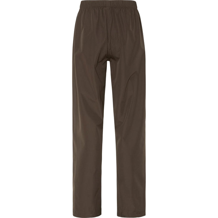 Taxus overtrousers flat lay from the back, showing the elasticated waistband and hems